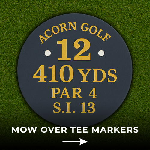Mow Over Tee Markers