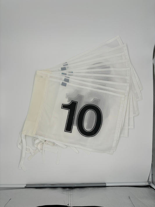 001- White Tie On Flag