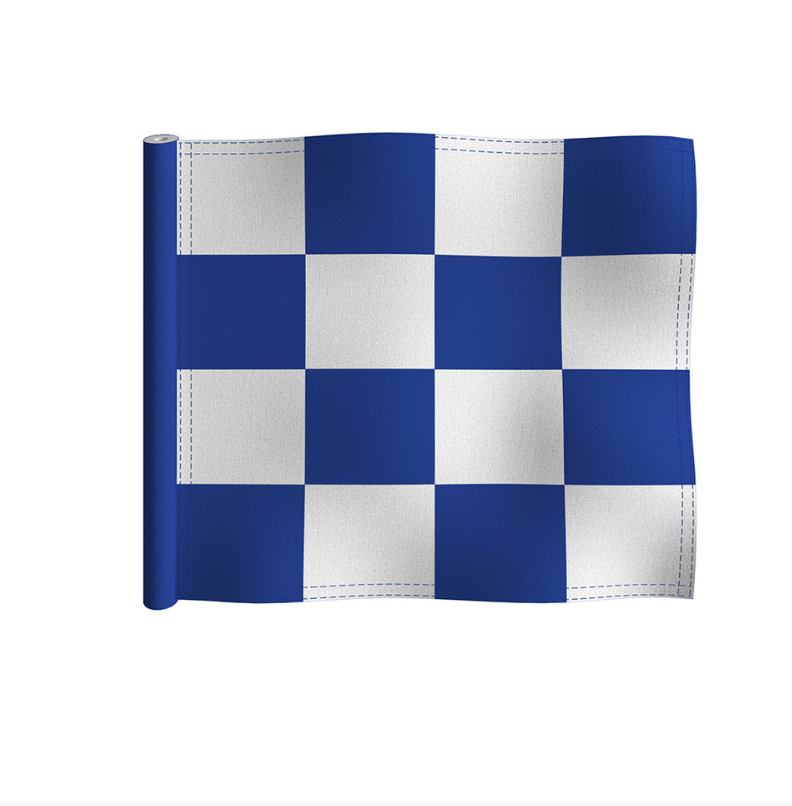 Chequered Golf Flags