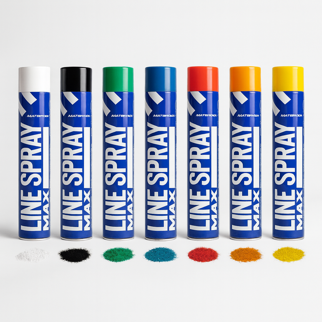 Line Marking Paint Cans (Box of x6 Cans)