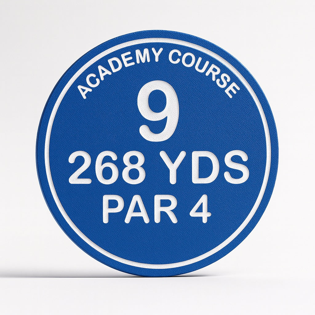 Plastic Mow Over Tee Sign