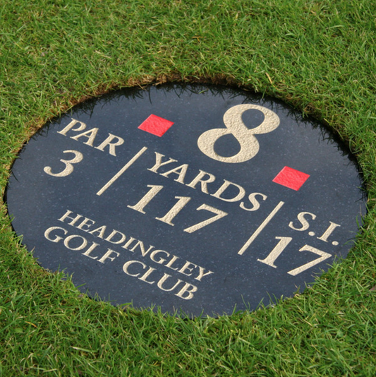 Pinseeker Mowover Tee Sign - 320mm