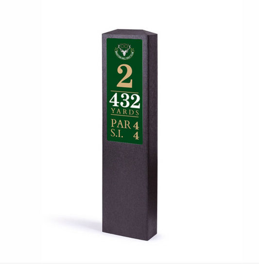 Single Post Tee Sign - No Sponsor - Not Wood Effect