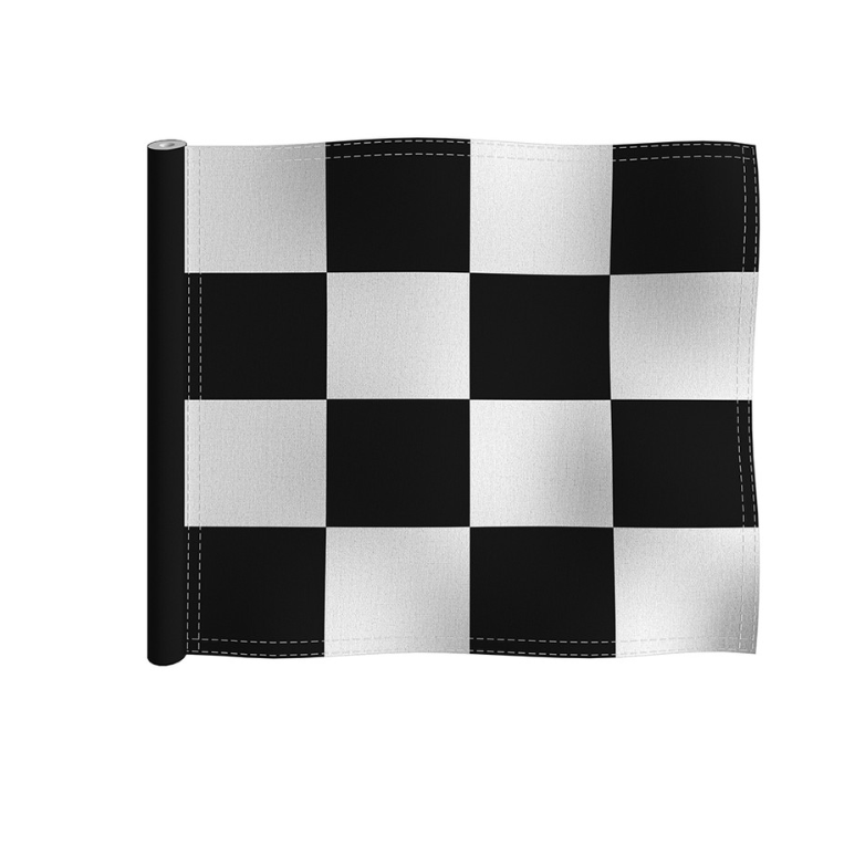 Chequered Golf Flags