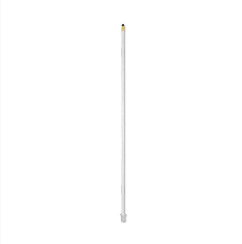 White 5ft chipping green pin shown for the UK and US fitment options, with a grey ferrule at the base