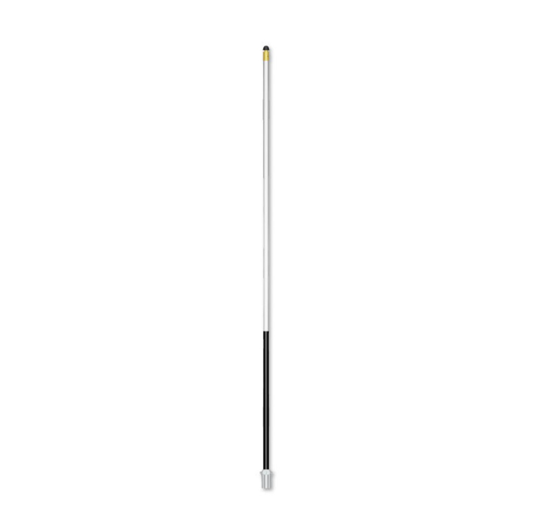5ft chipping green pin in white with a black base section, full-length view on a white background