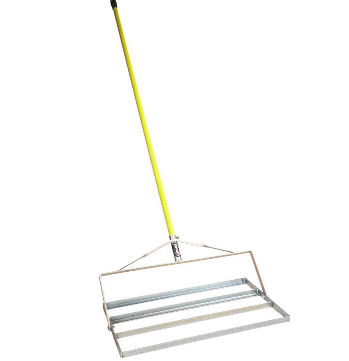 BMS Heavy Duty Flip Over Levelawn with yellow handle and flip-over levelling head