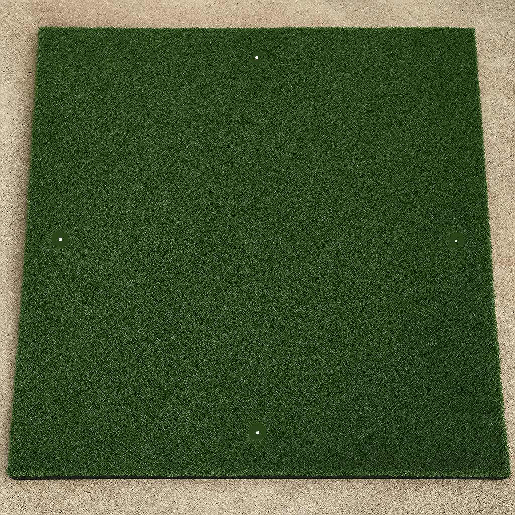 Lunar Real Feel Golf Mat 1.5m x 1.5m C/w Holes