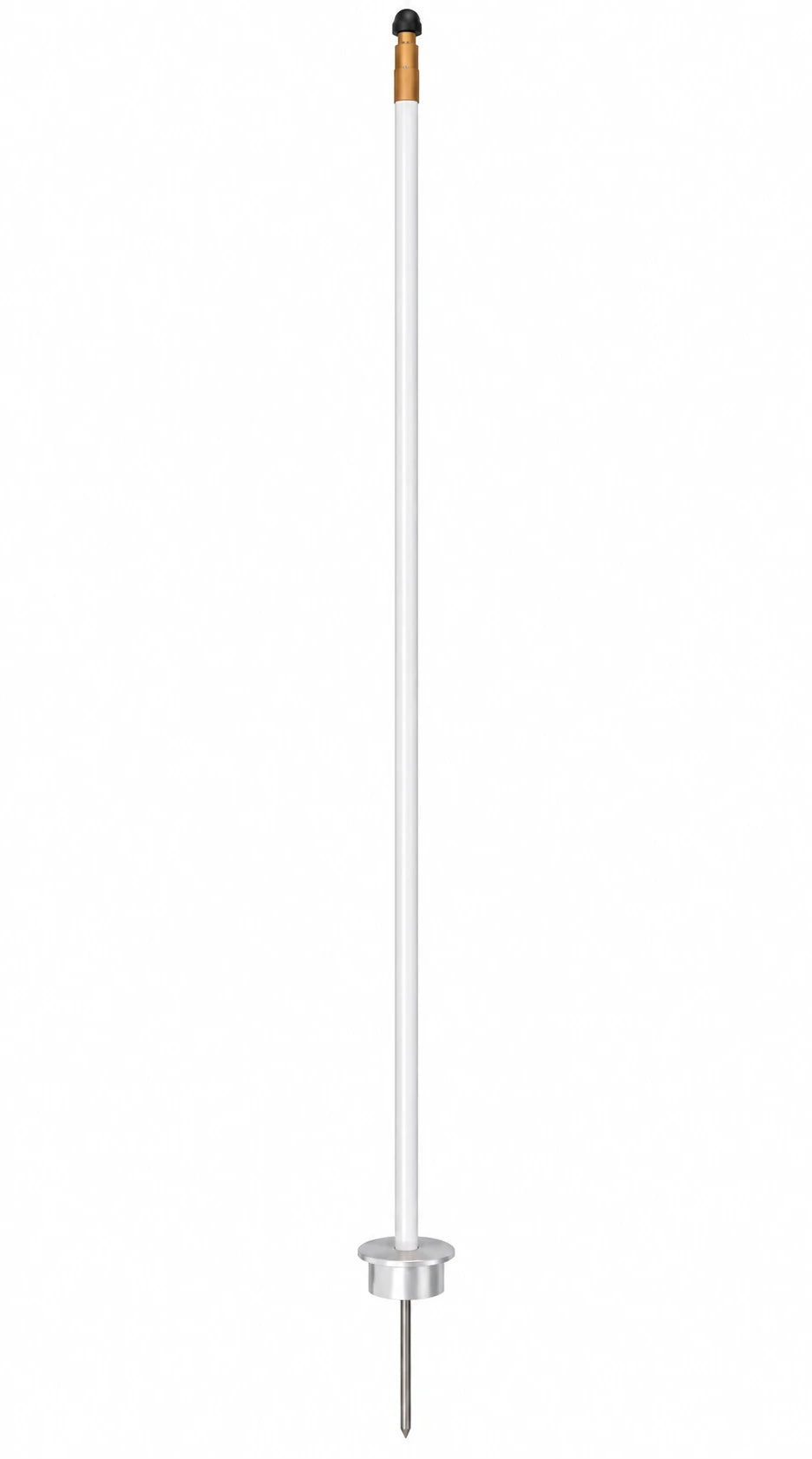 Par Aide Cupless Jr. flagstick, 31 inch fibreglass practice green pin with spike