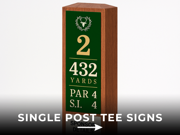 Single Post Tee Sign