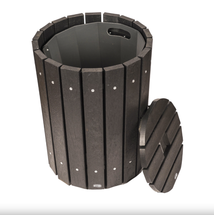 BMS Deluxe Round Litter Bin