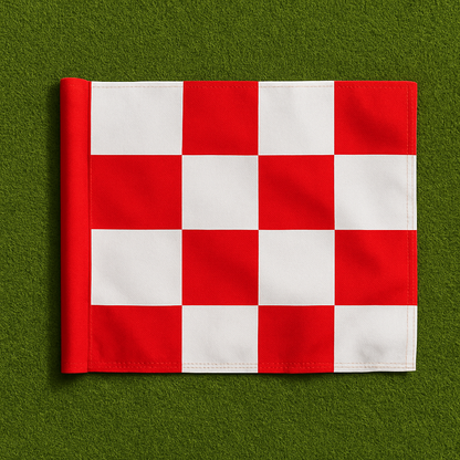 Chequered Golf Flags