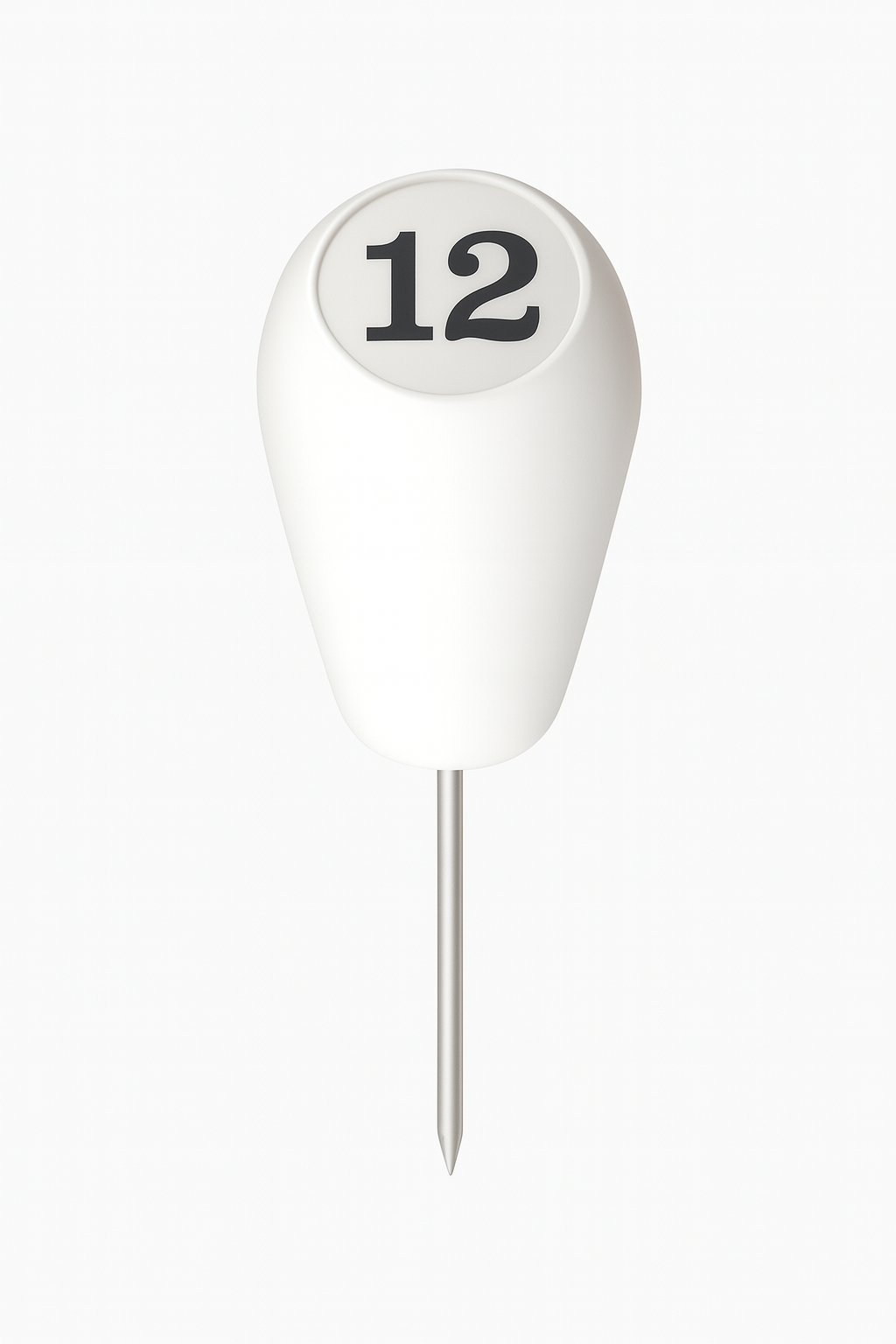 Numbered Pear Shaped Tee Marker