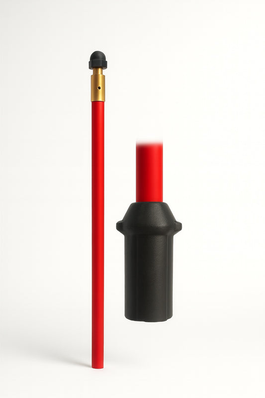 All Red ‘‘Remembrance’’ Flag Pin