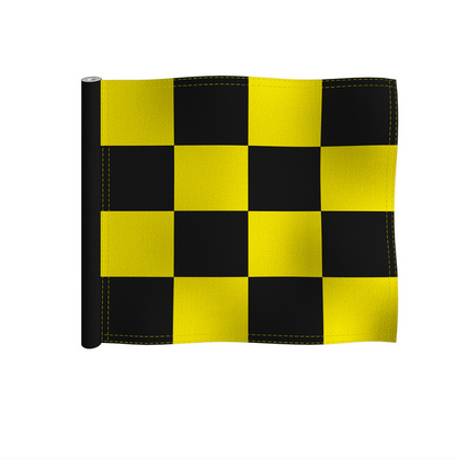 Chequered Golf Flags