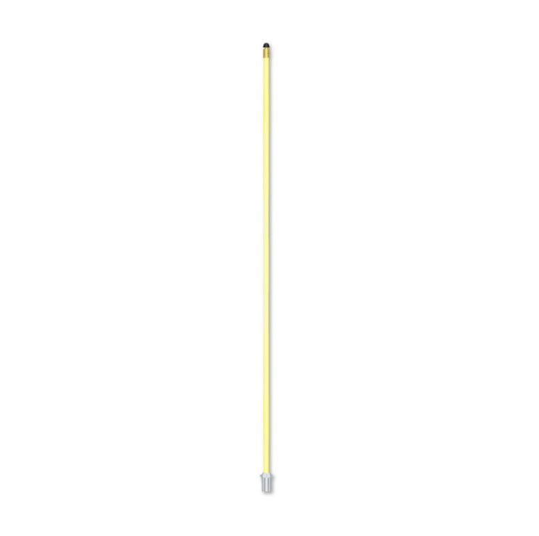5ft chipping green pin in yellow with a grey ferrule, full-length view on a white background