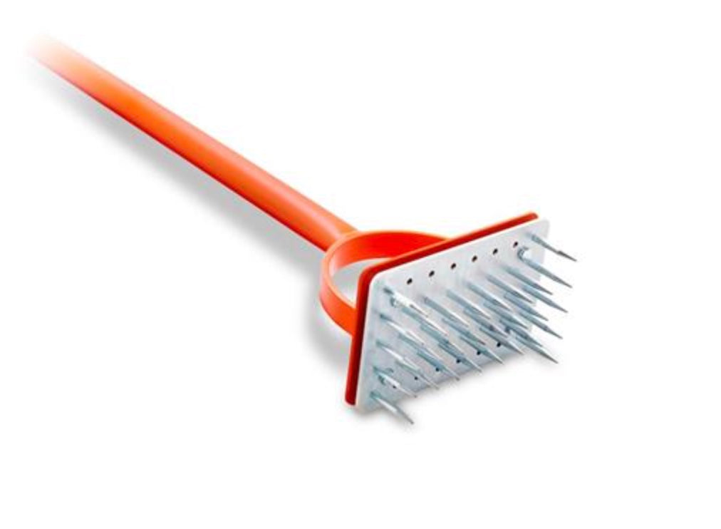 Accuform Fixed Spiker with orange handle and 28 steel spikes