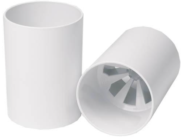 BMS Bright White Plastic Hole Cup