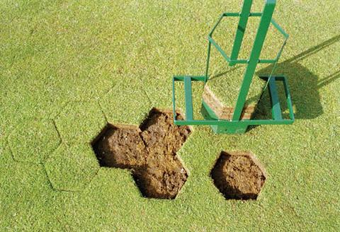 Hexagon Turf Cutter