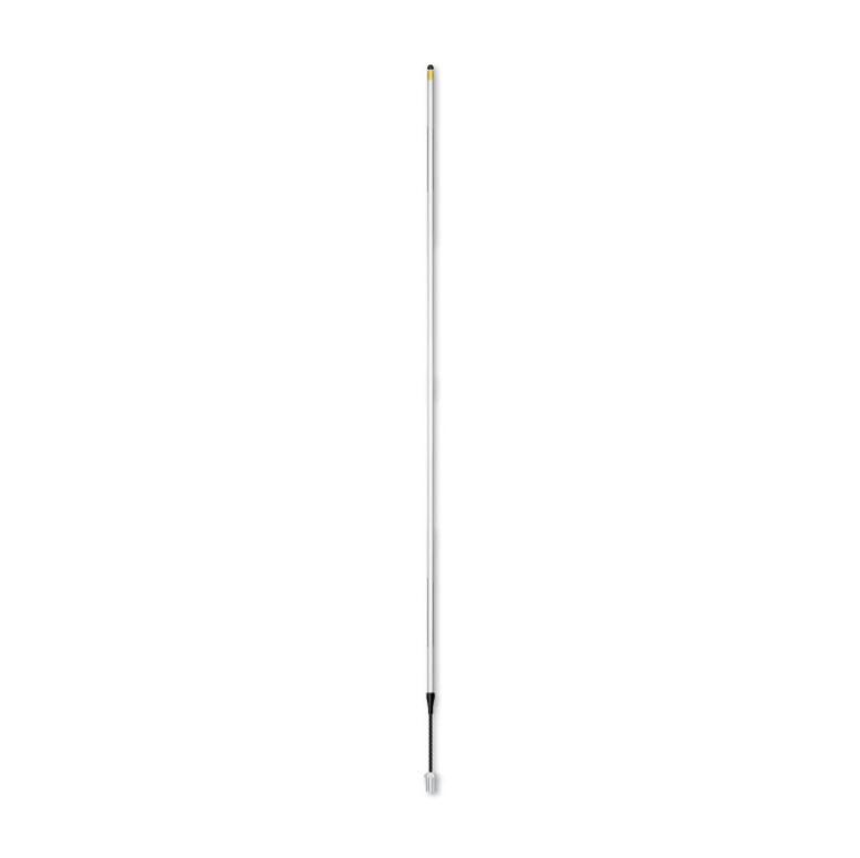 Slim Pin with a white shaft and black lower section, full-length view on a white background