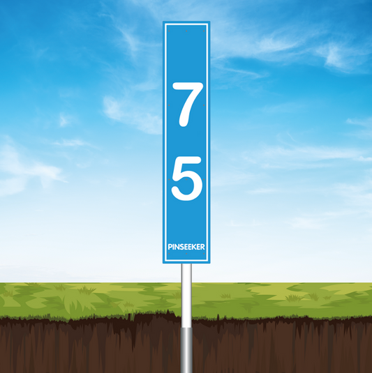 Upright Driving Range Distance Marker
