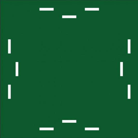 Lunar Real Feel Golf Mat 1.5m x 1.5m C/w Slots