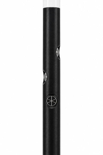 Close-up of the glass prisms on a Par Aide 3/4 inch Prism flag pin for laser rangefinders